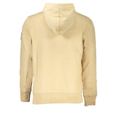 Beige Cotton Men Sweater